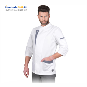Kitel kucharski bluza kucharska z długim rękawem 3/4 DOLCEM Good Taste męska biała Reis