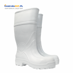 Obuwie gumowe męskie wysokie buty zawodowe typu kalosz PREDATOR DEMAR białe