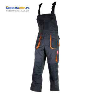 Spodnie robocze ogrodniczki męskie ochronne URG-A Urgent grafitowe 
