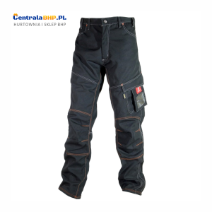 Spodnie robocze do pasa męskie ochronne URG - E Urgent czarne