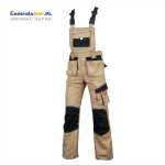 Spodnie robocze ogrodniczki męskie ochronne URG - D Urgent beżowe