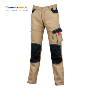 Spodnie robocze do pasa męskie ochronne URG - D Urgent beżowe 