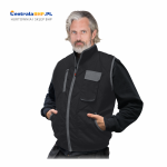Bezrękawnik roboczy ocieplany pikowany ochronny BARRAKUDA 2 Reis czarny