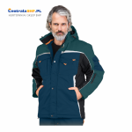 Kurtka robocza ochronna męska zimowa LH - NAW - J Leber&Holland granatowo-czarno-pomarańczowa