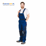 Spodnie robocze ogrodniczki ochronne męskie BOMULL-B Reis niebiesko-granatowe