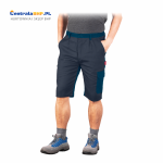 Spodenki robocze szorty ochronne męskie BOMULL Reis ciemnoszaro-niebieskie