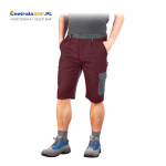 Spodenki robocze szorty ochronne męskie BOMULL-TS Reis bordowo-szare