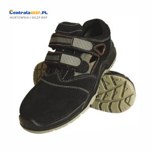 Buty robocze sandały ochronne skóra welur BCa - BRUGIA Reis