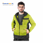 Kurtka robocza męska ocieplana LH - FALKE Leber&Hollman żółto - czarna 