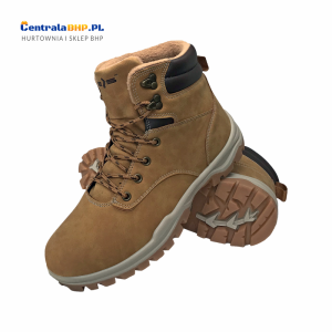 Buty Zimowe Damskie Trzewiki Ocieplane BOASPEN Reis Beżowe