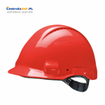 Kask przemysłowy Hełm ochronny Peltor G3000 Solaris z krótkim daszkiem 3M czerwony