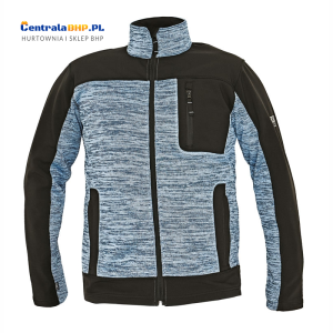 Kurtka Zimowa Męska Ochronna Ostrzegawcza Tambo Man Cerva Niebieska