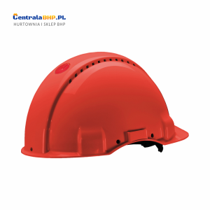 Kask przemysłowy Hełm ochronny Peltor G3000NUV Solaris 3M KAs SOLARISN czerwony