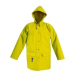 Kurtka Przeciwdeszczowa AJ GROUP 101 Poliester PCV Pros Żółta