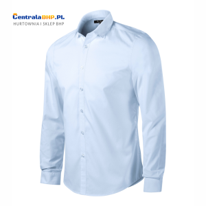 Koszula męska z długim rękawem wyjściowa Adler Malfini Dynamic 262 jasnoniebieska light blue