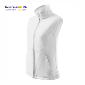 Softshell dwuwarstwowy bezrękawnik kamizelka damska 280g/m2  Adler Malfini biały XS-2XL