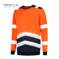 bluza unisex sweater high vis bicolor t40  fluorescencyjny pomarańczowy a.png