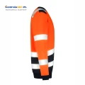 bluza unisex sweater high vis bicolor t40  fluorescencyjny pomarańczowy e.png