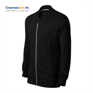 Bluza bawełniana męska BOMBER 453 czarny 320g Adler Malfini 