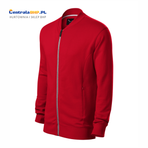 Bluza bawełniana męska BOMBER 453 czerwony 320g Adler Malfini