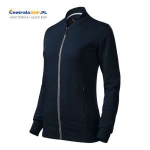Bluza bawełniana damska taliowana BOMBER 454 granatowy 320g Adler Malfini