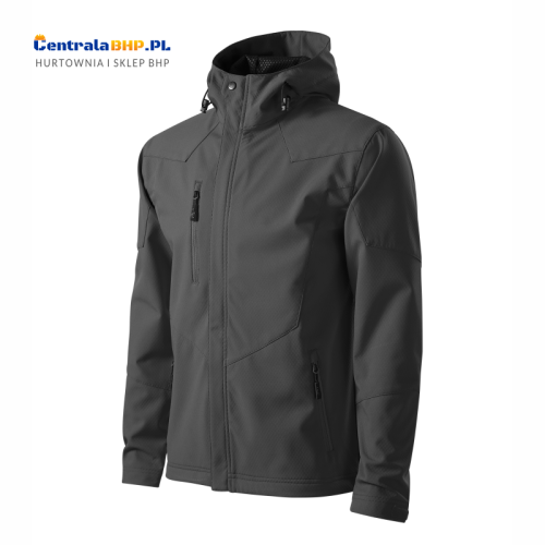 softshell kurtka męska NANO 531 stalowa a.png