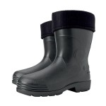 Buty Piankowe BDFARMER Bez Podnoska Ocieplane Spieniona Pianka Eva DEMAR Czarne