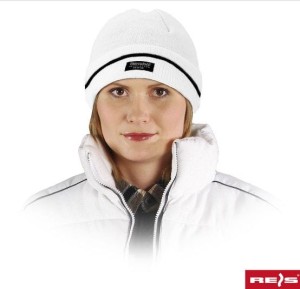 Czapka Ocieplana Ochronna Zimowa Robocza Thinsulate CZBAW-THINSULATE Reis Biała