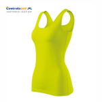 Koszulka bawełniana bez rękawów Podkoszulek Top damski Triumph 136 Adler Malfini limetka