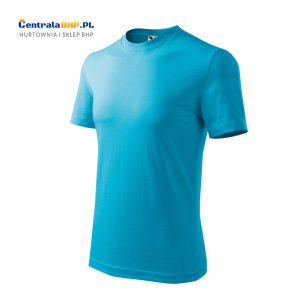 Koszulka T-shirt  Męska Bawełniana Pod Nadruk Malfini  Adler Heavy Model 110 Turkusowa 
