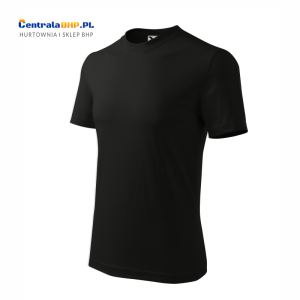 Koszulka T-shirt Męska Bawełniana  Pod Nadruk Malfini Adler Heavy Model 110 Czarna