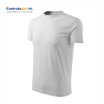 Koszulka T-shirt Męska Bawełniana Pod Nadruk Malfini Adler Heavy Model 110 Jasnoszary Melange