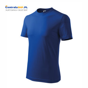 Koszulka T-shirt Męska Bawełniana  Pod Nadruk Malfini Adler Heavy Model 110 Niebieski Chaber