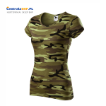 Koszulka Damska Malfini Adler Camo Pure C22 Bawełniana Gramatura 150g camouflage green
