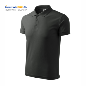 Koszulka Polo Malfini Adler Męska Pique Polo Model 203 Robocza Ochronna Pod nadruk Gramatura 200g Ciemny Khaki