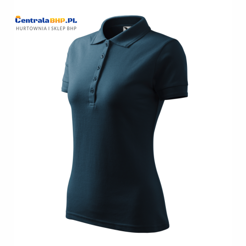 polo damska PIQUE POLO 210 granatowa a.png