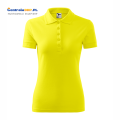 polo damska PIQUE POLO 210 cytrynowa b.png