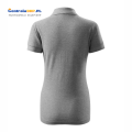 polo damska PIQUE POLO 210 ciemnoszary melanż c.png