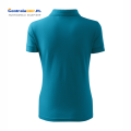 polo damska PIQUE POLO 210 ciemny turkus c.png