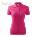polo damska PIQUE POLO 210 czerwień purpurowa b.png