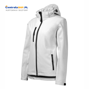 Kurtka Softshell Damska Robocza Ochronna Malfini Adler Performance Model 521 Wodoodporna Oddychająca Biała