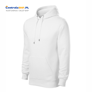 Bluza męska z kapturem CAPE 413 nierozpinana Adler Malfini 320g biały