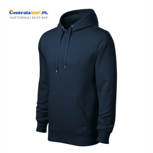 Bluza męska z kapturem CAPE 413 nierozpinana Adler Malfini 320g granatowy