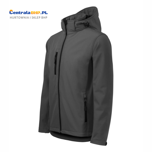 softshell kurtka męska PERFORMANCE 522 stalowa a.png