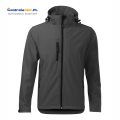 softshell kurtka męska PERFORMANCE 522 stalowa b.png
