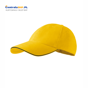 Czapka Z Daszkiem Sandwich 6P 306 Letnia Ochronna Adler Malfini Żółta