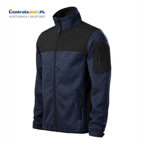 softshell kurtka męska CASUAL 550 knit blue a.png