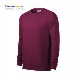 Bluza raglan męska robocza ochronna reklamowa MERGER 415 Malfini Adler red plum melanż