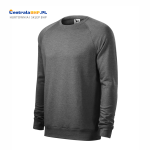Bluza raglan męska robocza ochronna reklamowa MERGER 415 Malfini Adler czarny melanż
