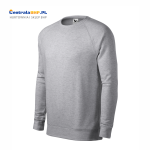 Bluza raglan męska robocza ochronna reklamowa MERGER 415 Malfini Adler srebrny melanż